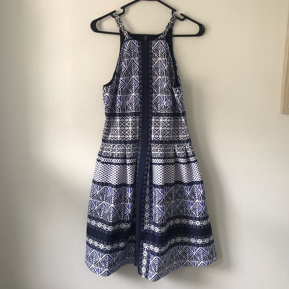 Size 8 Vince Camuto Fit and Flare Halter Dress